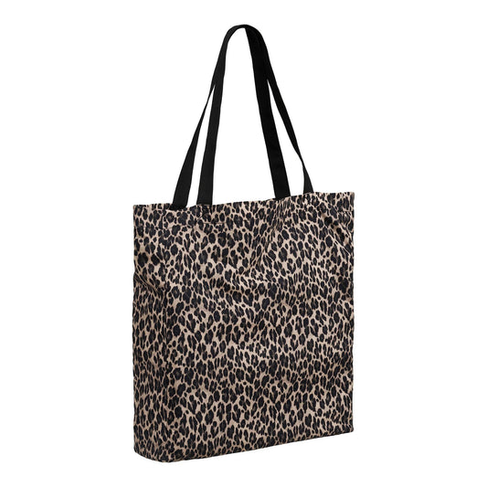 Geanta tote cu imprimeu leopard