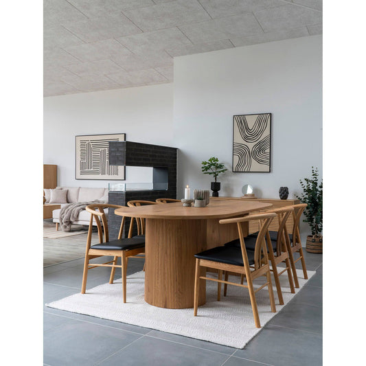 Masa de dining natur, in living