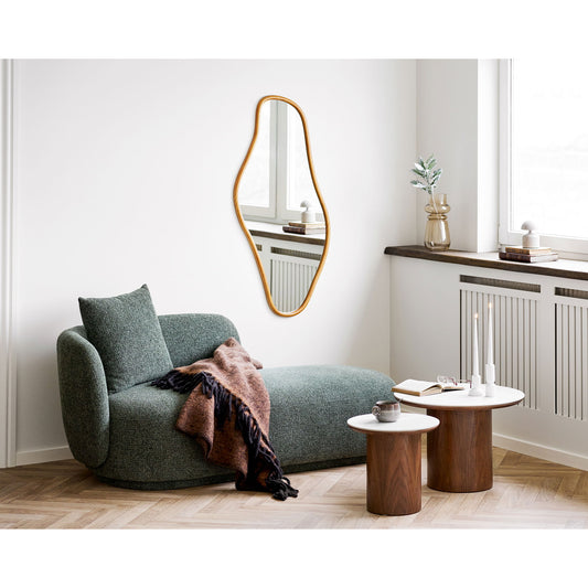 Brsisby Oglinda cu lemn de pin, natur 60x120 cm