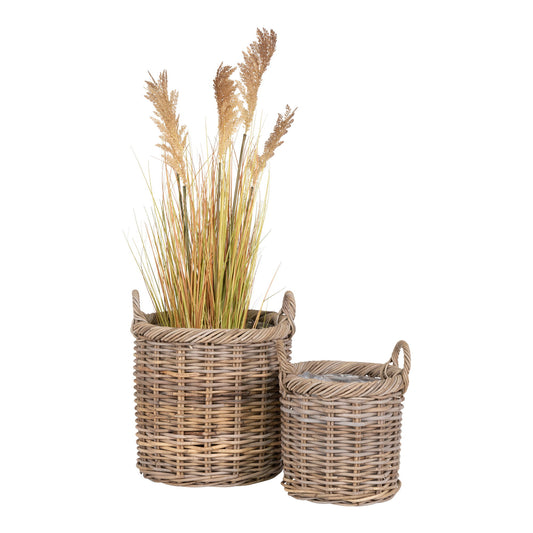 cos din ratan kubu, natur set de 2