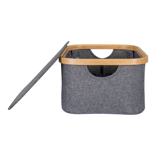 Cos, bambus/textile, gri inchis