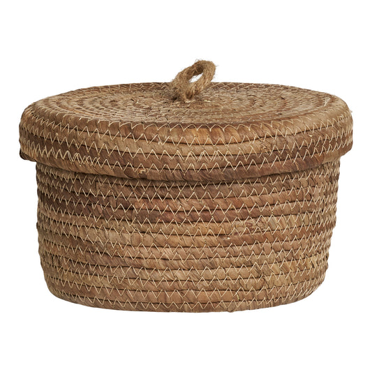 cos din frunze de banana, natur , set de 2