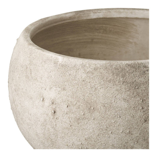 Ghiveci din ceramica gri