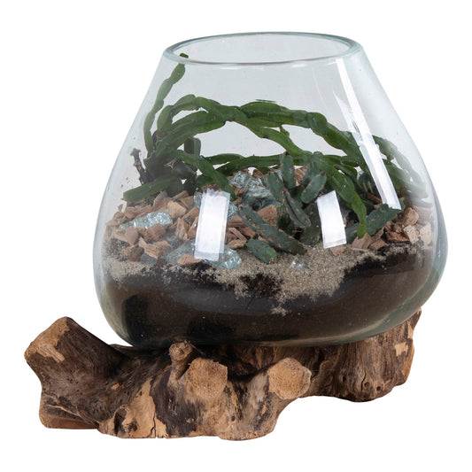 Decoratiune picatura, tec/sticla, natur