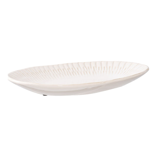 Tava ceramica alba
