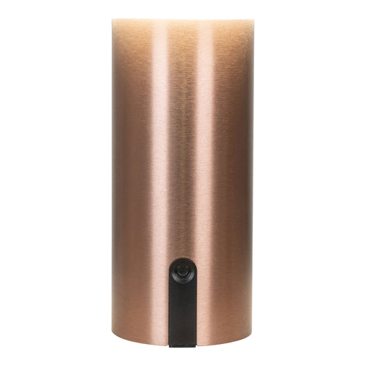Lampa LED reincarcabila, alb/cupru