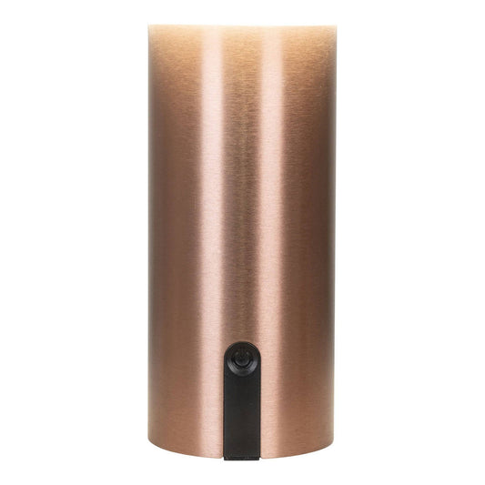 Lampa LED reincarcabila, alb/cupru