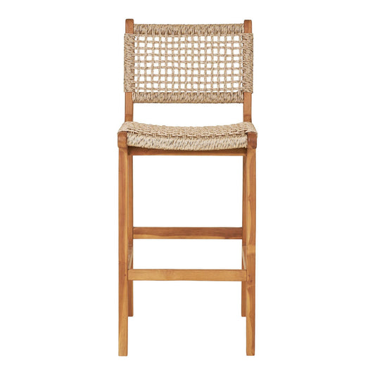 Scaun de bar din tec, natur