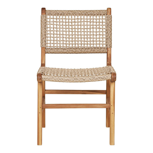 Scaun de dining din tec, natur