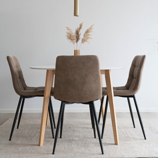 set masa de dining si 4 scaune de dining