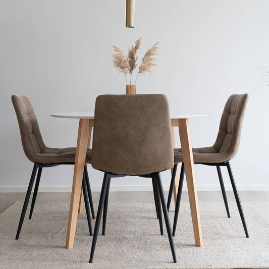 set masa de dining si 4 scaune de dining