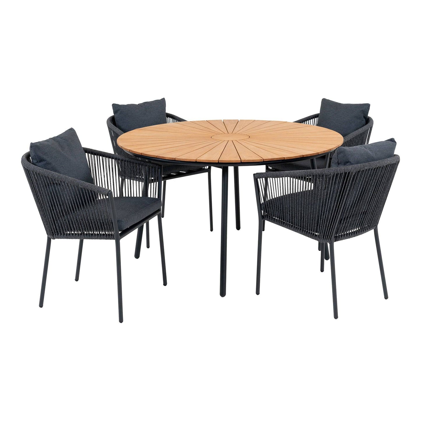 set pentru gradina cu masa de dining si 4 scaune dining