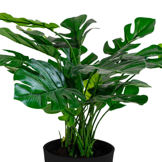 monstera planta artificiala verde