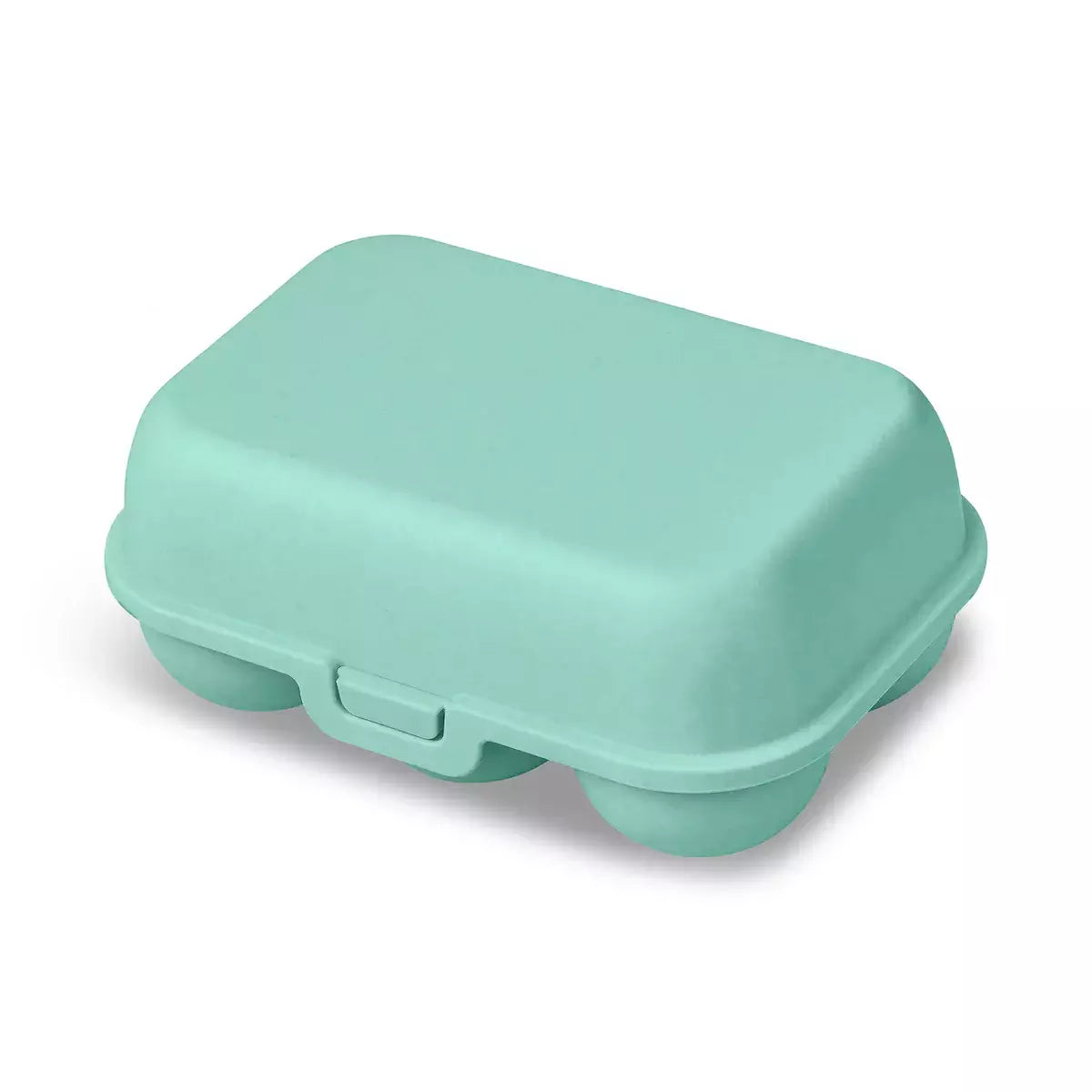 Cutie de transport pentru 6 oua Koziol Eggs to go mint, pe fundal alb