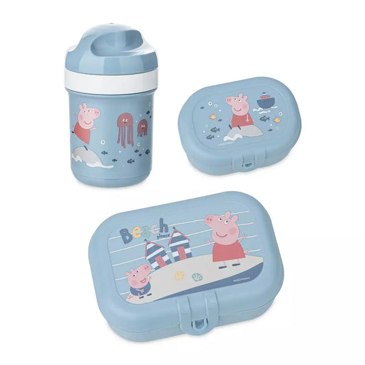 set de cutii pentru gustari si sticla reutilizabila