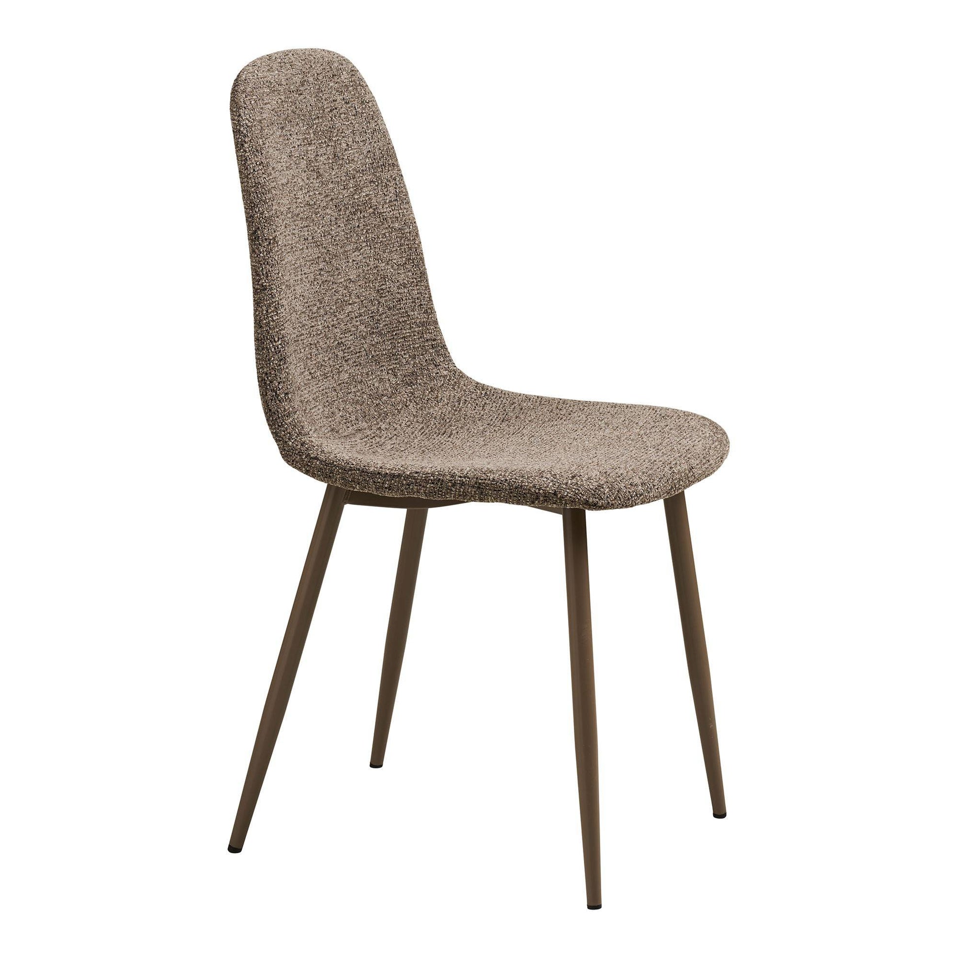  Scaun de dining, maro deschis, picioare de culoare maro deschis