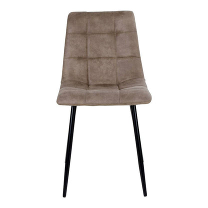 Scaun de dining rotativ, material bouclé, bej-gri