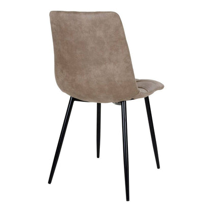 Scaun de dining rotativ, material bouclé, bej-gri