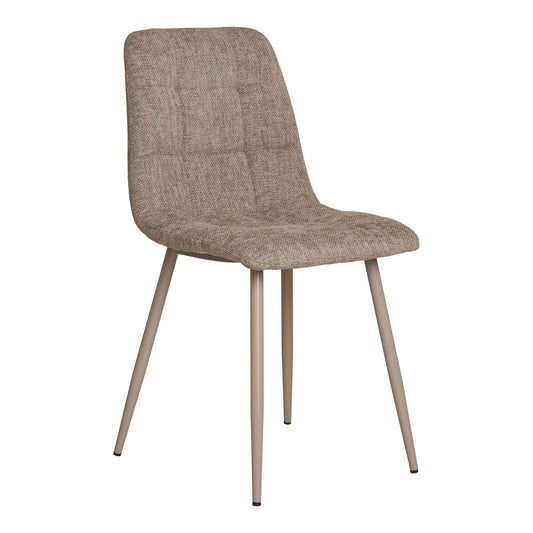 Scaun de dining gri, picioare gri
