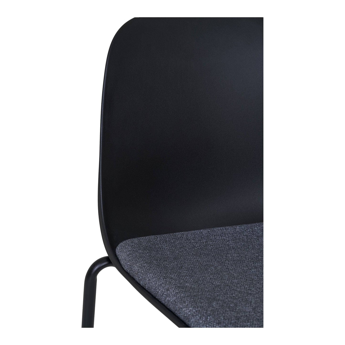  Scaun de dining negru, detaliu