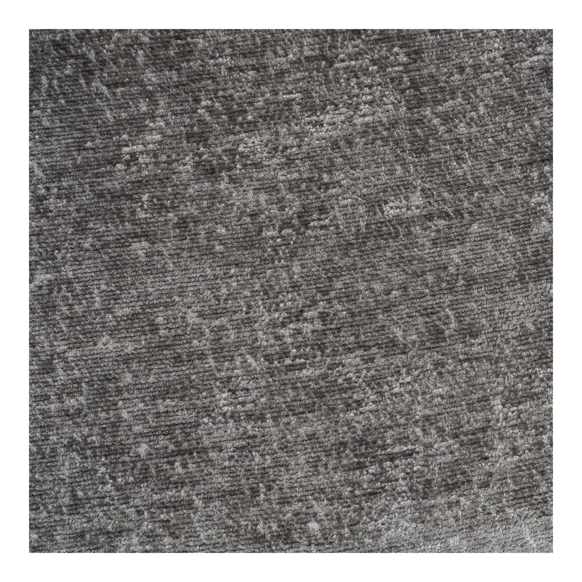 Scaun de dining gri, picioare negre, detaliu 