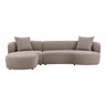 Canapea lounge Kingston maro cu 2 perne, orientare stanga