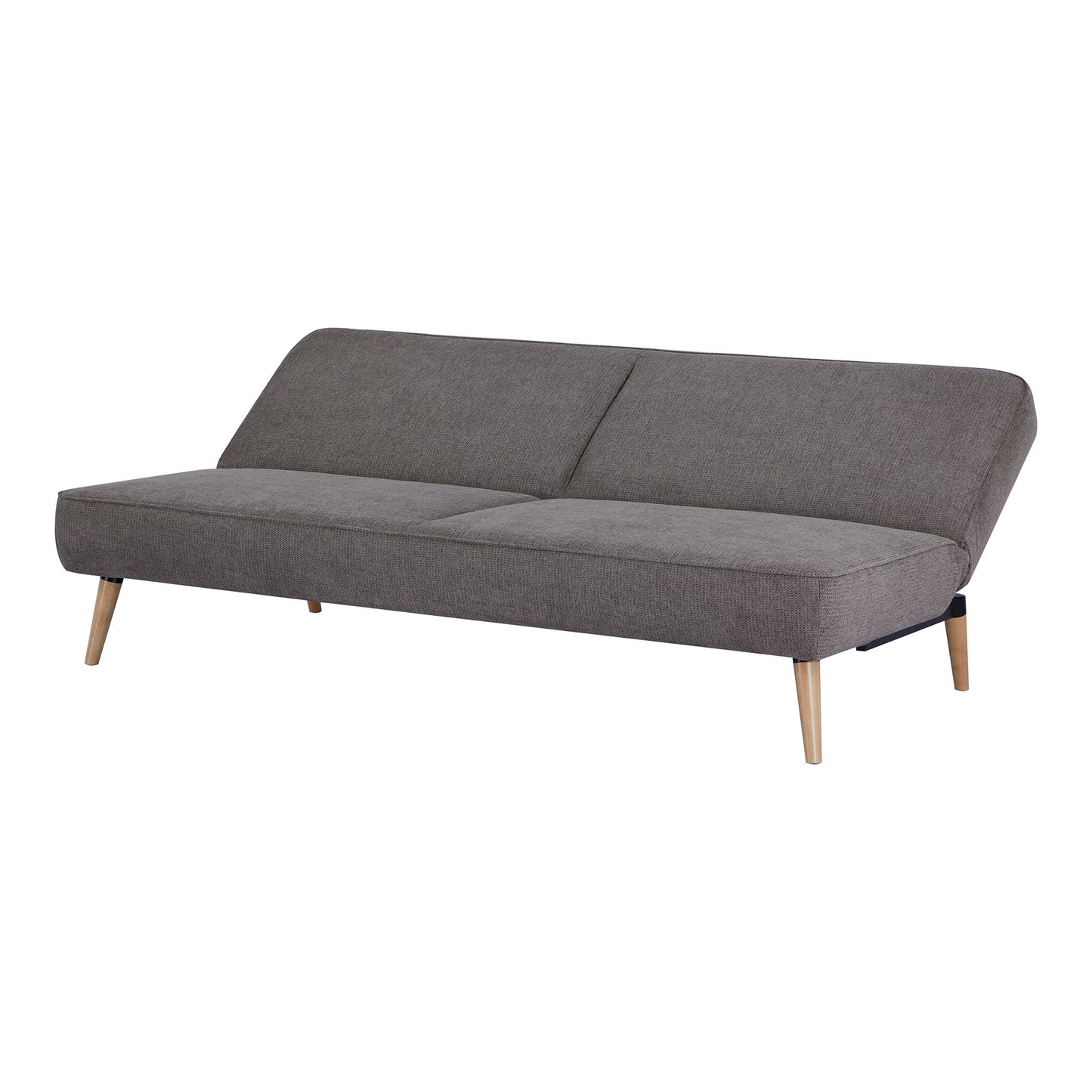  Canapea extensibila, maro, picioare natur