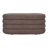 Banca Dartford cu spatiu depozitare, din teddy maro 103x45x44 cm