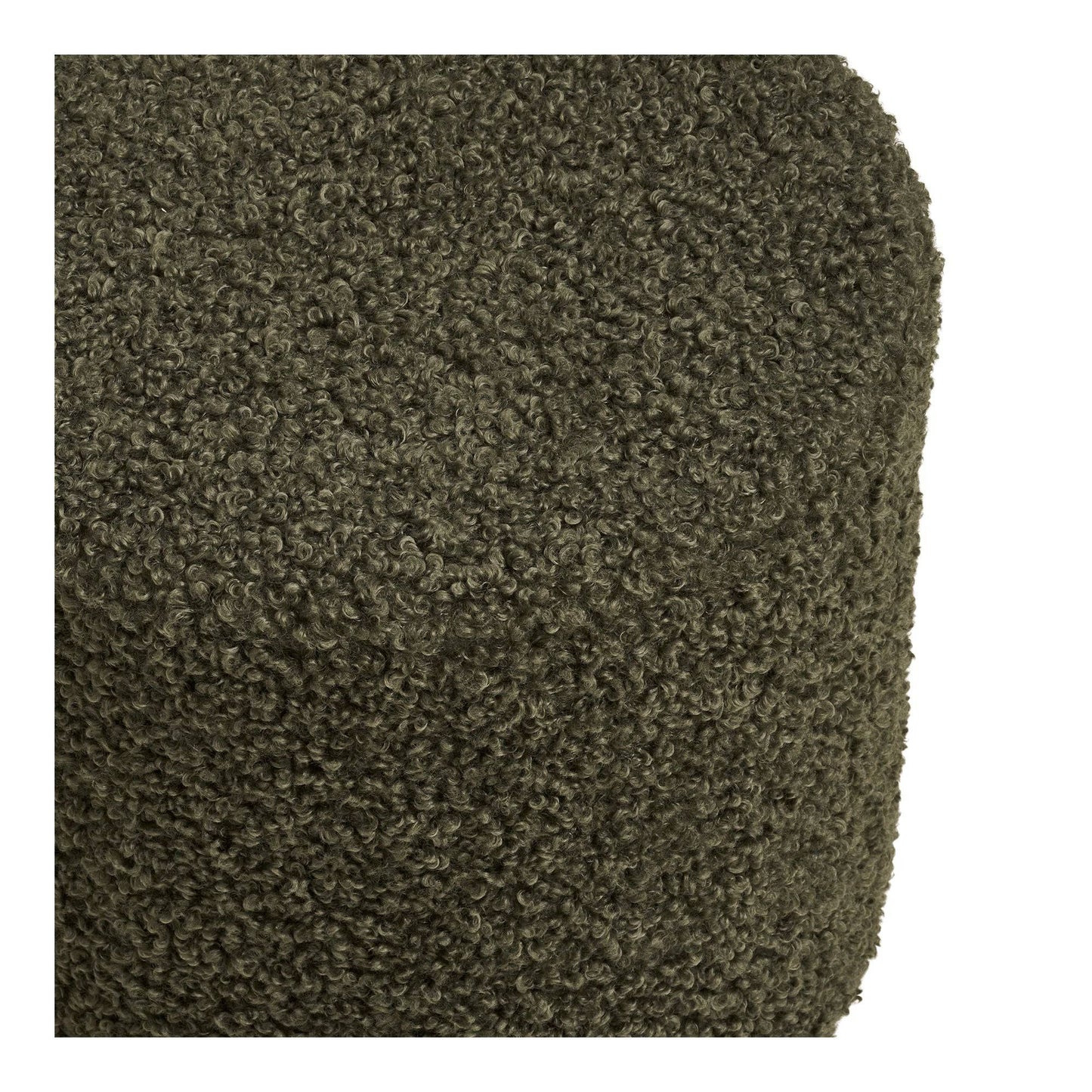 Tabure din teddy, verde 