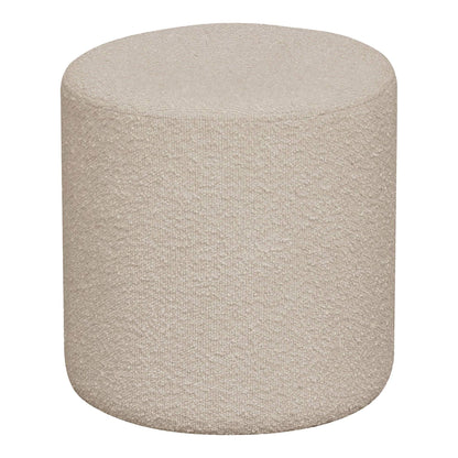 taburet din material bouclé, bej 