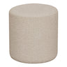 Taburet Ejby din material bouclé, bej ø34x36 cm