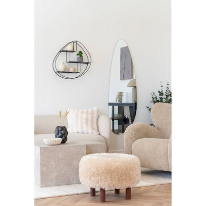taburet maro deschis, in living