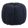 Taburet Paisley bleumarin ø48x38 cm