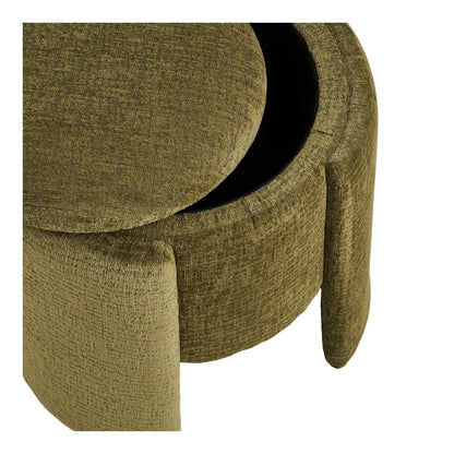  taburet verde, detaliu