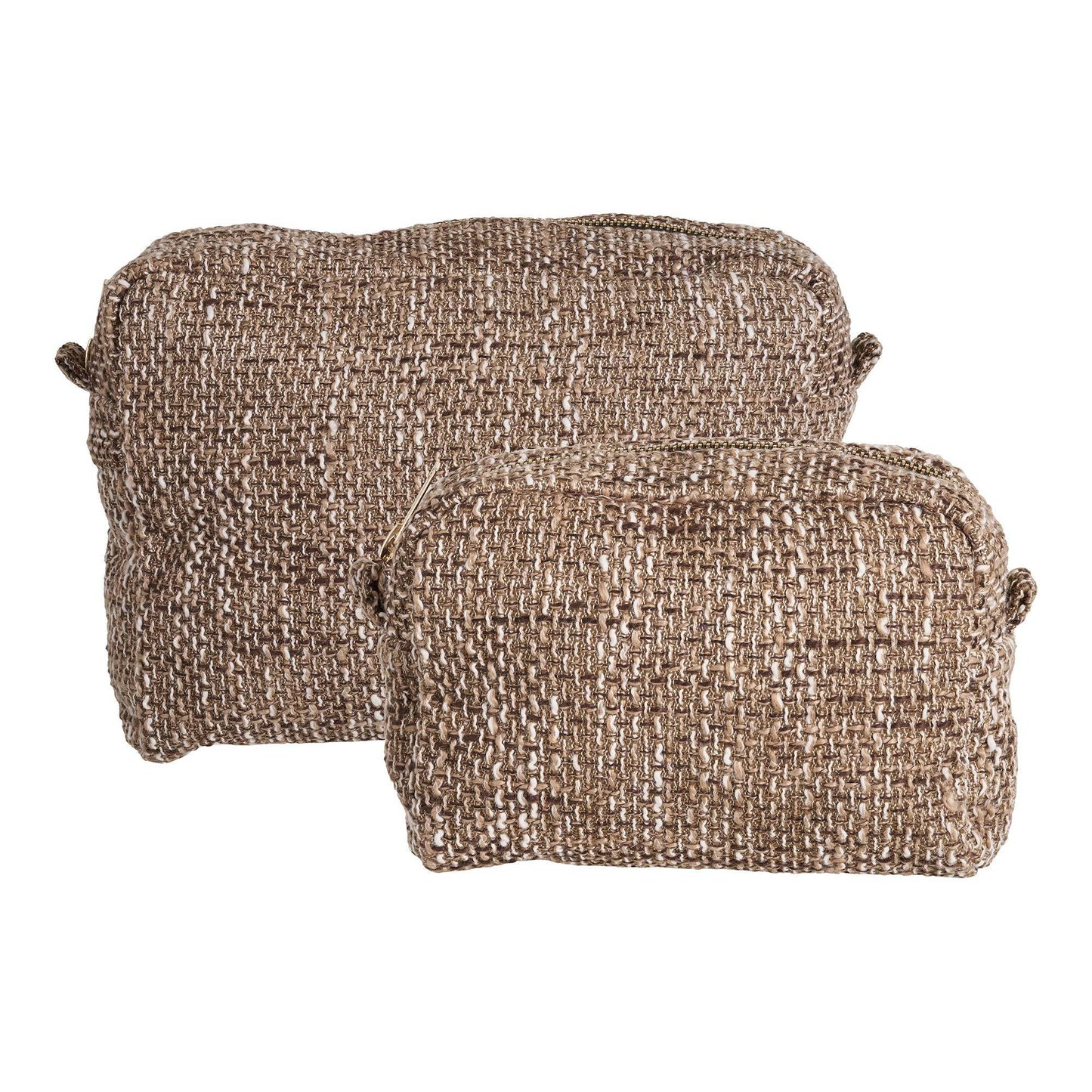 Genti de toaleta, maro mix, set de 2