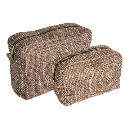 Genti de toaleta, maro mix, set de 2