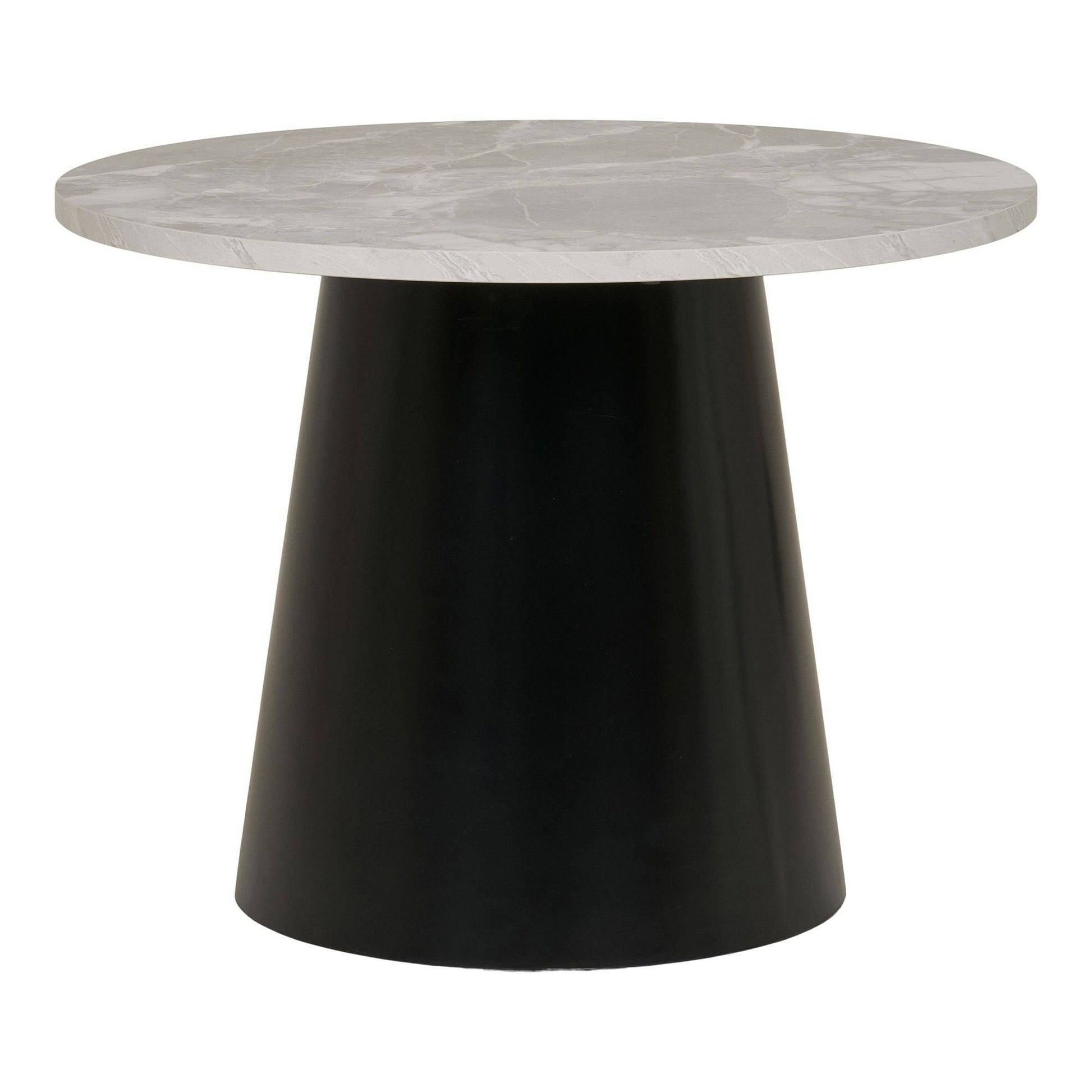 Masuta de cafea cu aspect de marmura, gri/negru