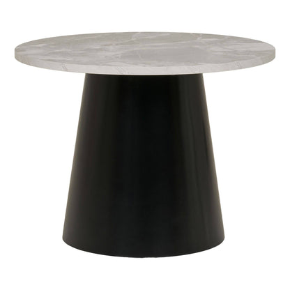 Masuta de cafea cu aspect de marmura, gri/negru