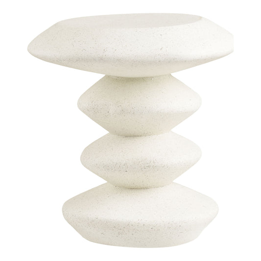 Blackburn Masuta laterala din fibra de argila, alb 43x39x45 cm