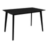 Masa de dining neagra Vojens 70x120x75 cm