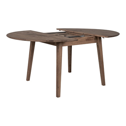 Masa de dining din stejar afuamt, cu placa de extensie incorporata tip fluture