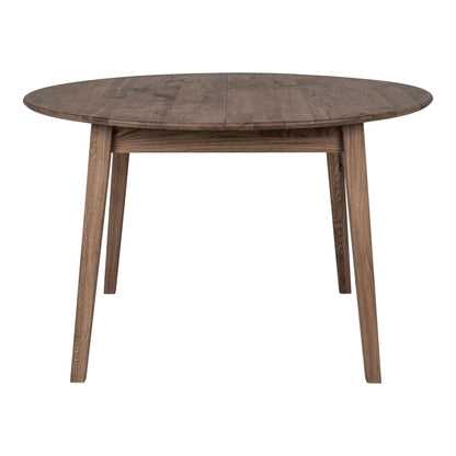 Masa de dining din stejar afuamt, cu placa de extensie incorporata tip fluture