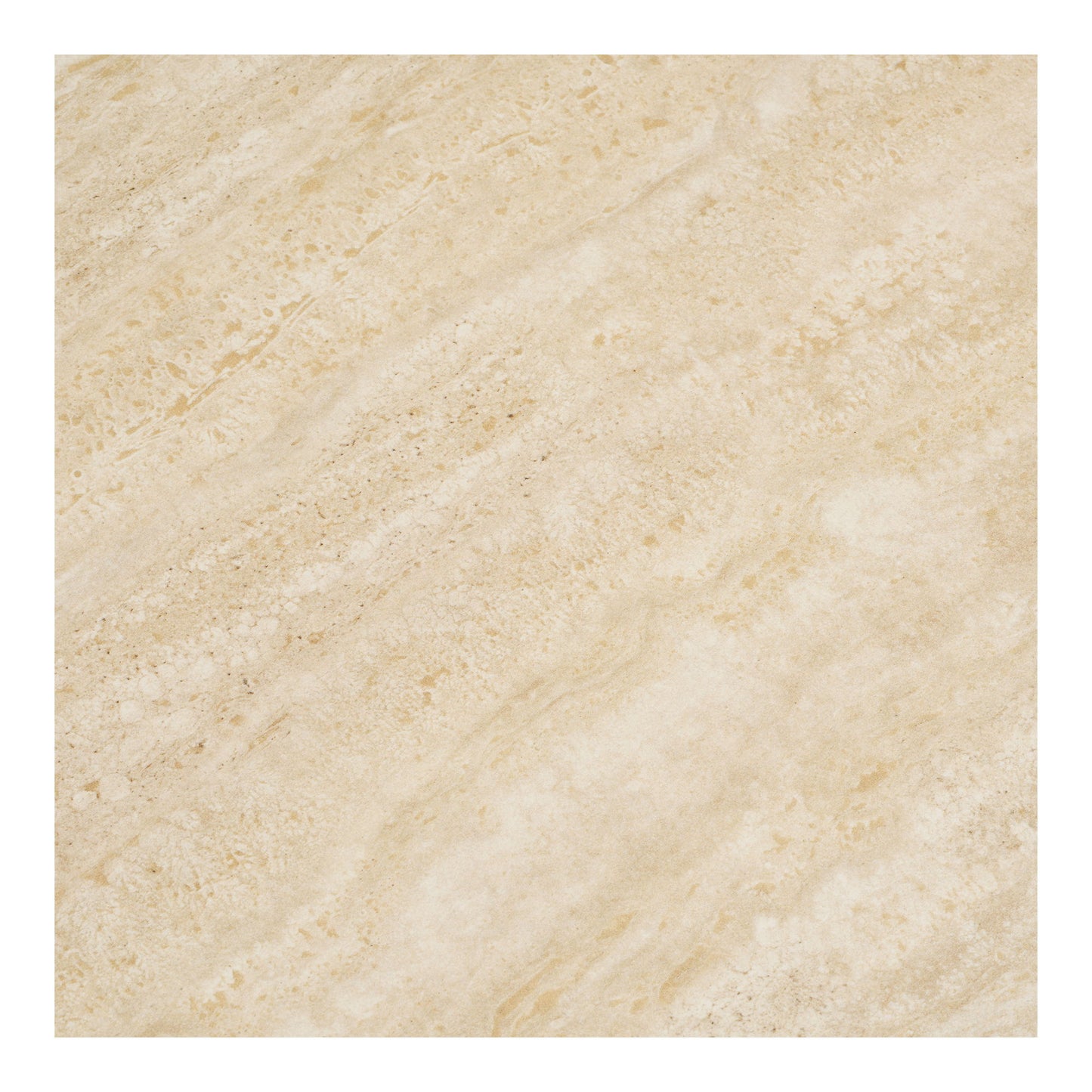 Masa de dining cu blat ceramic/otel, cu aspect de travertin/nisipiu, detaliu