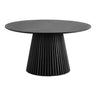 Masa de dining Osaka  din furnir de stejar negru 140 cm