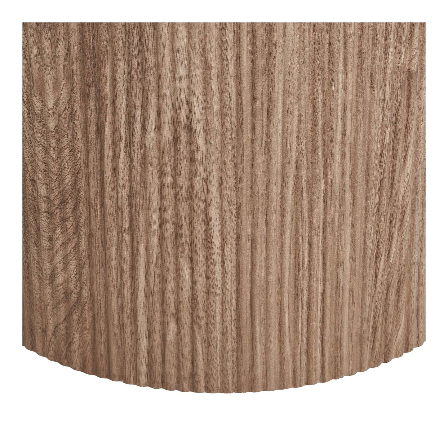 Masa de dining cu blat ceramic, alb/maro, detaliu