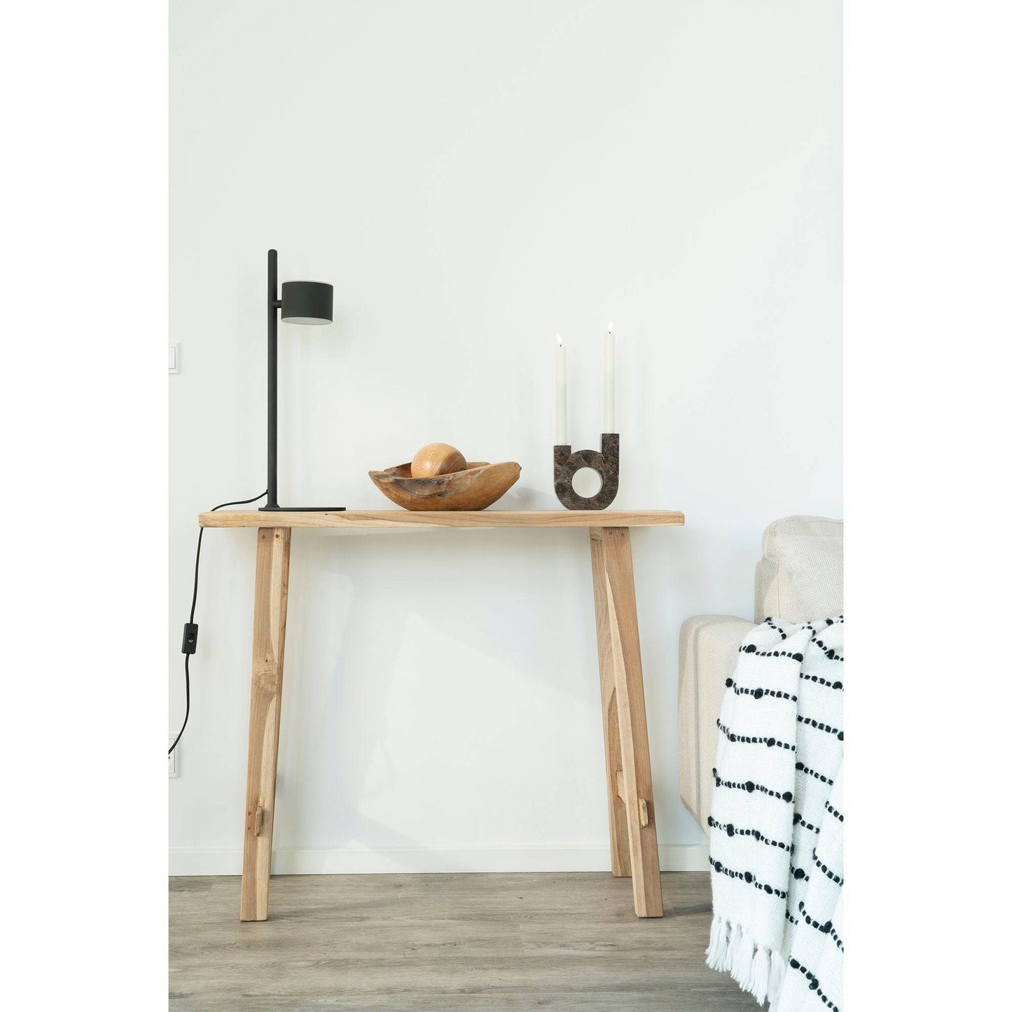  Consola din tec, natur , in living 