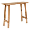 Consola Girona din tec, natur 90x30x80 cm