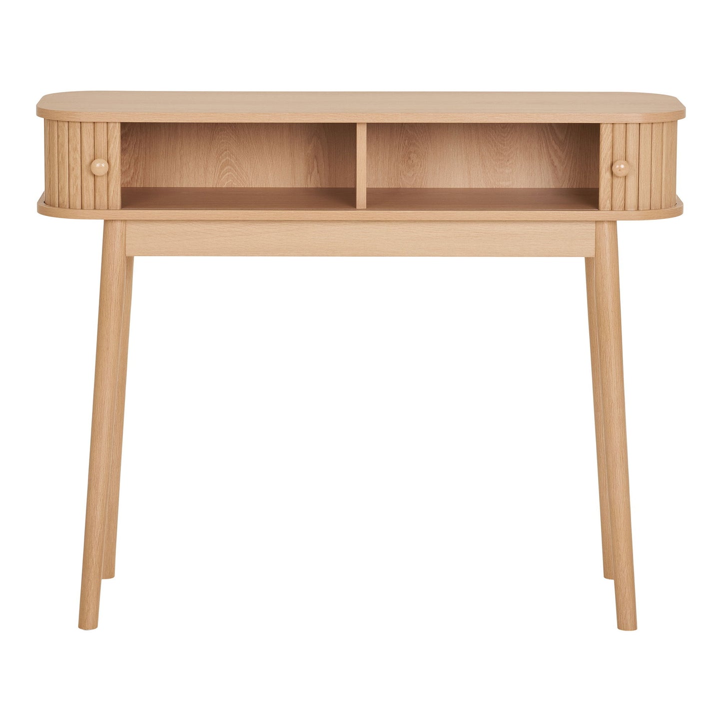 consola cu 2 sertare, natur 