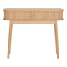 Consola Nikko  cu 2 sertare, natur  100x30x80 cm