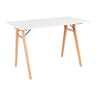 Birou alb si natur Vojens  120x60x75 cm